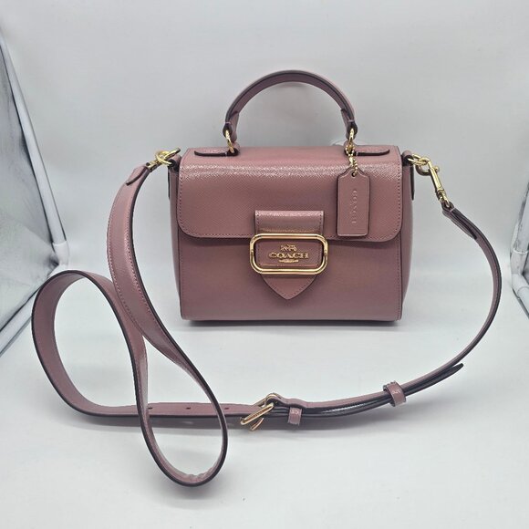 Coach Morgan Top Handle Satchel CF320 Dusty Rose Pink - Picture 1 of 10